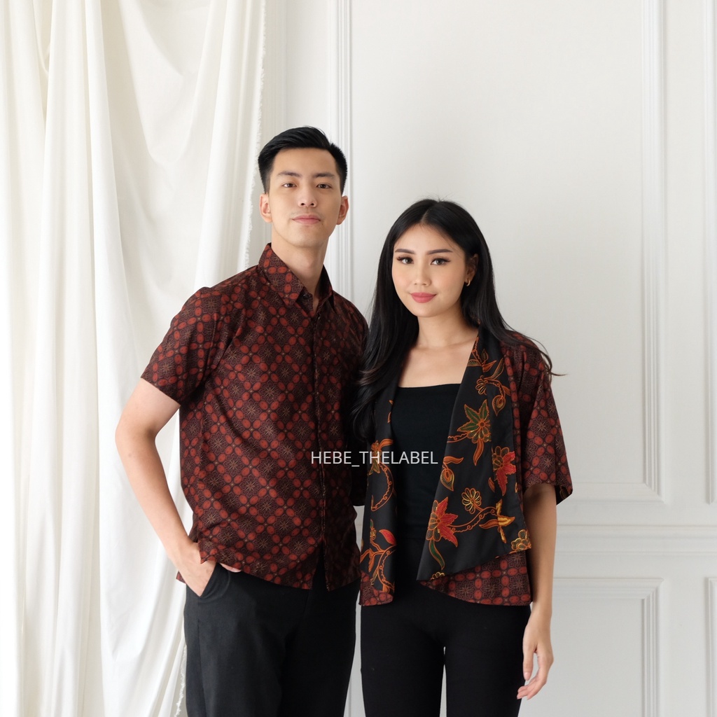 Kartika Bolero Batik Men Short - BI-BJ-BK-BL-BM (Available Couple Pria Wanita)