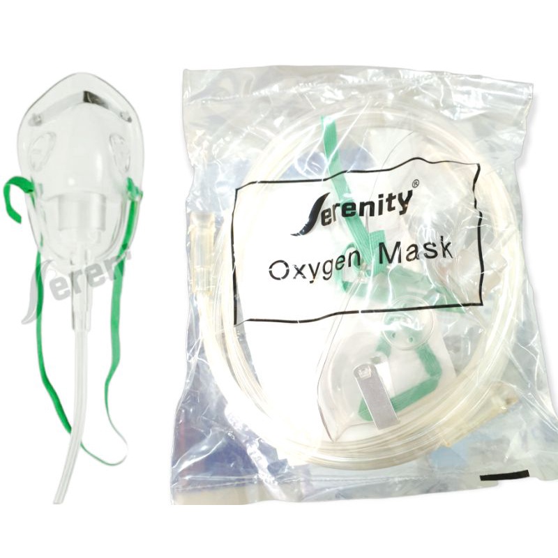 SERENITY Oxygen Mask Adult / SERENITY Masker Oksigen Dewasa