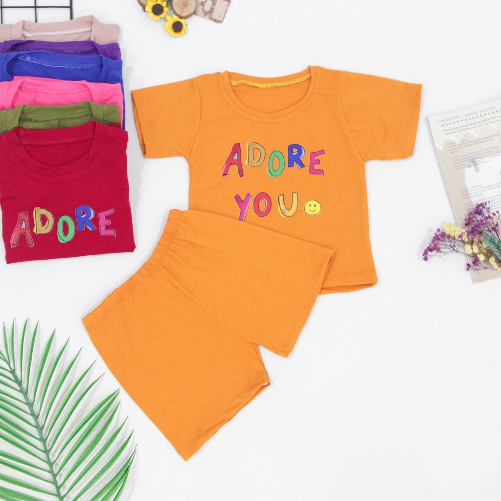 tokolobo Set anak Adore you (soft spandex) DTF print