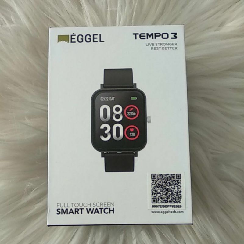 Smartwatch Eggel Tempo 3 garansi 1 Tahun