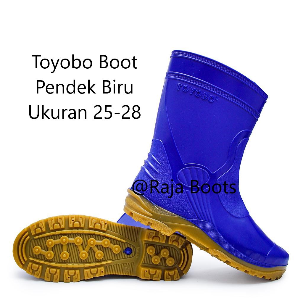 Sepatu Boot Pendek Toyobo &amp; MaxSafe Biru