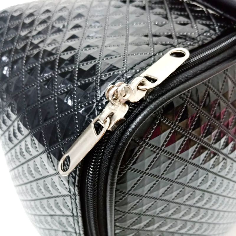 TRAVEL BAG PREMIUM TAS JINJING DIAMONDS BLACK