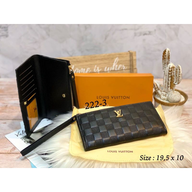 Dompet Panjang Lipat Dua Kode 222 Free Box Dompet Import