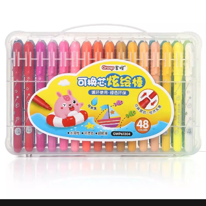 

Pastel Krayon Grasp 48 Mata Kecil Bisa Refil Original