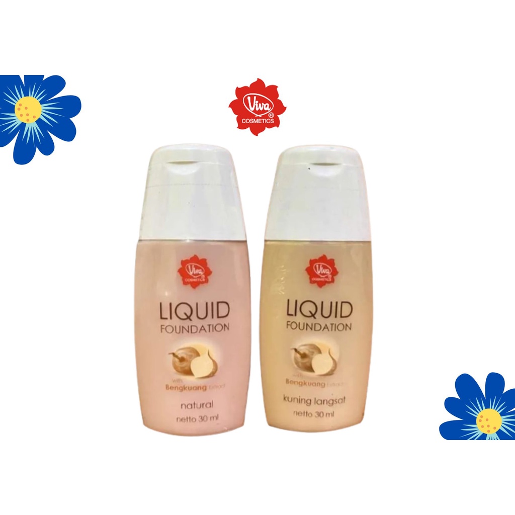 Viva Foundation Natural Kuning Langsat Alas Bedak