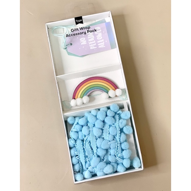 

TYPO Gift Wrap Accessory Pack Perlengkapan Bungkusan Hadiah Set Original