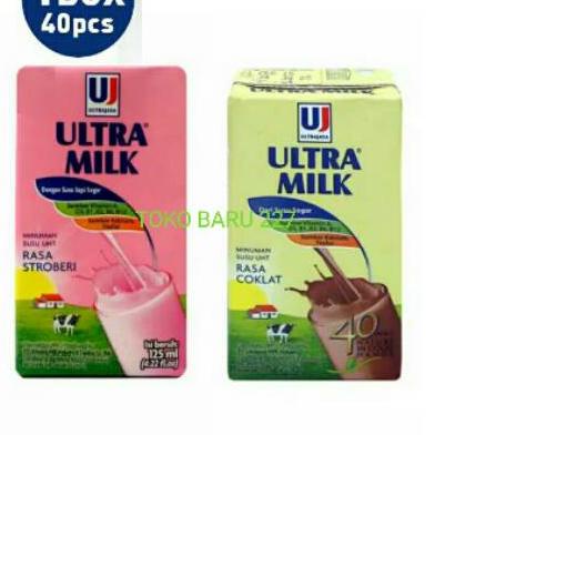 

BISA COD ✔️Susu Ultra Milk UHT 125ml (1dus = 40pc)|KD6