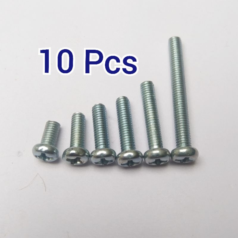 10 PCS Baut JP m3 6mm - 30 mm