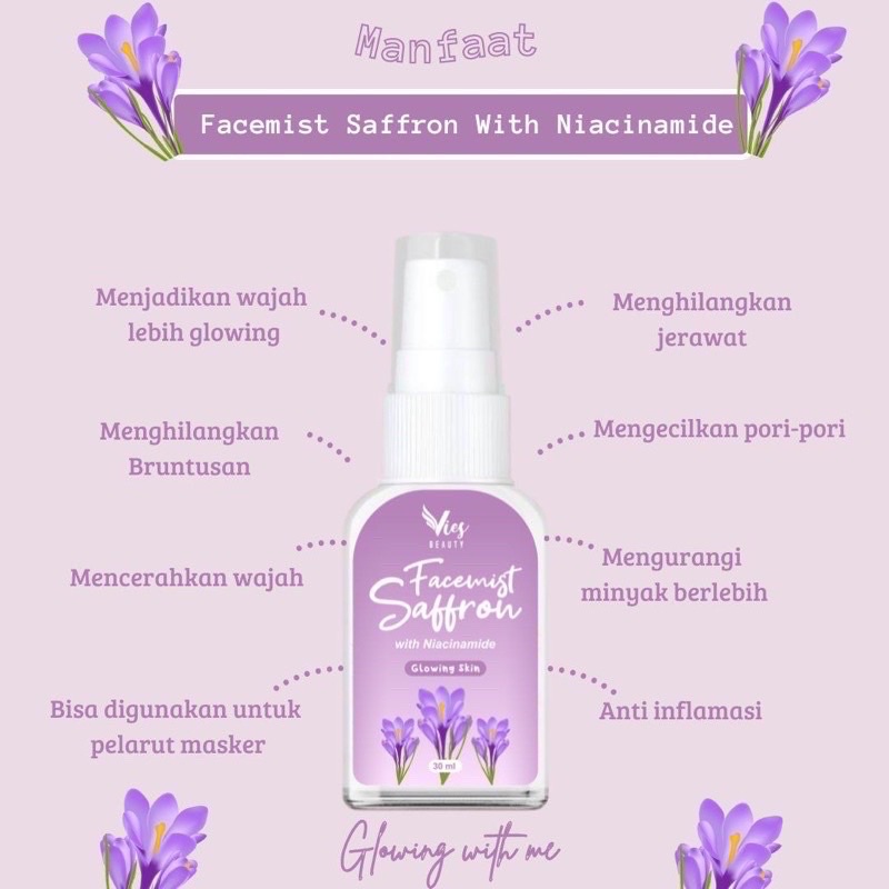 FACEMIST SAFFRON BY VIES 30 ml FACE MIST BPOM