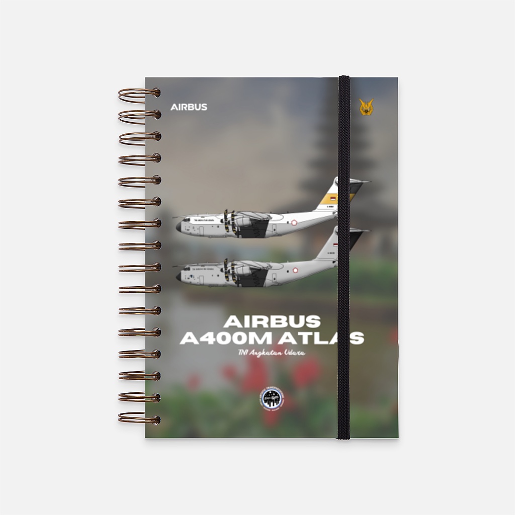 

Hard Cover Notebook Hardcover notebook Airbus A400M TNI AU