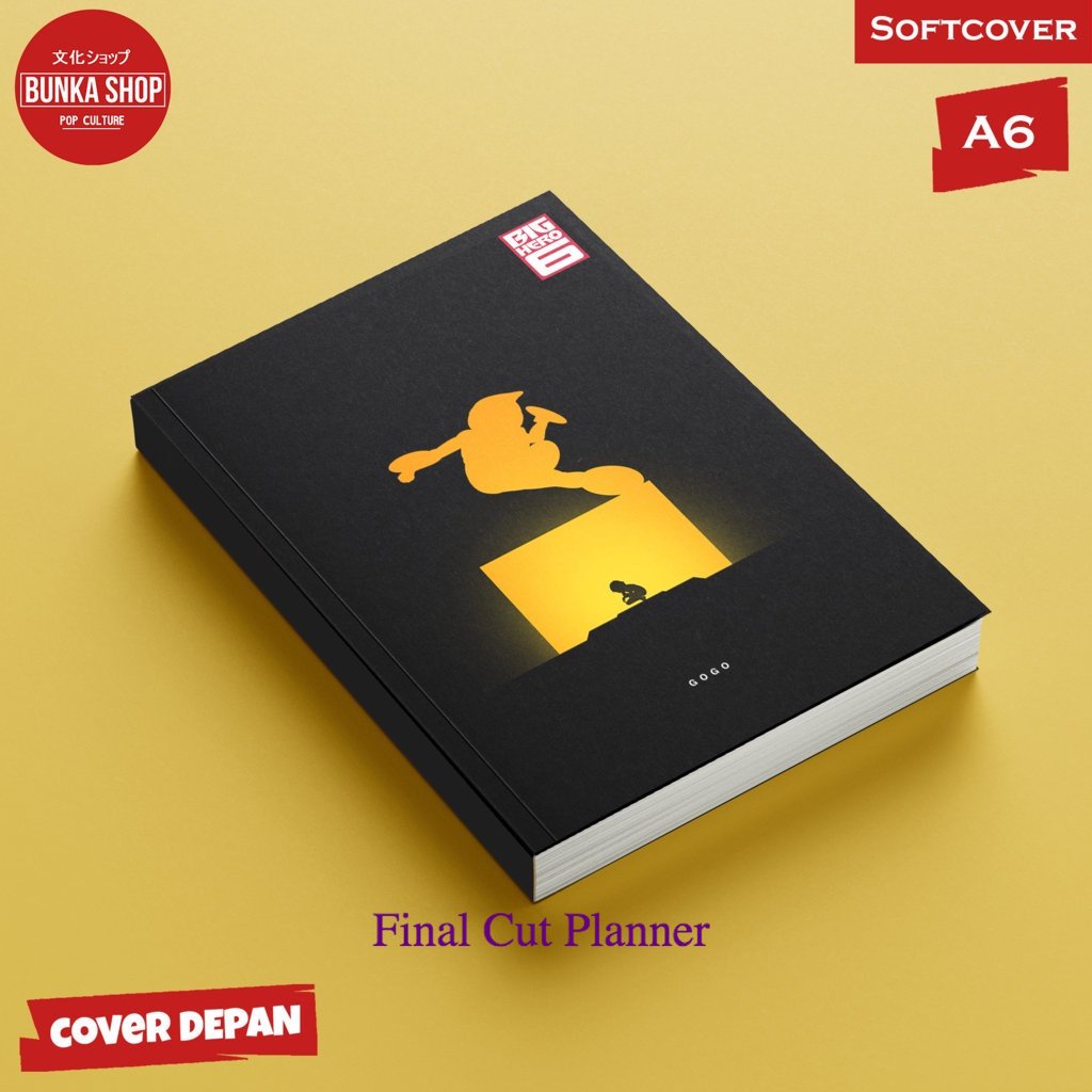 

Pocket Note Anime Big Hero 6 Gigo Softcover A6 Buku Tulis Catatan Notes Agenda planner Jurnal