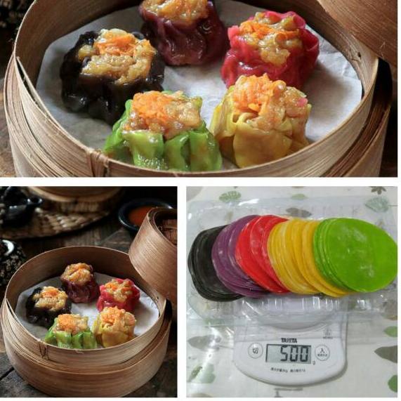 

READY ✅Kulit Dimsum 5 Warna Siomay Gyoza Swekiau Pangsit Hakau Tipis Anti lengket|KD6