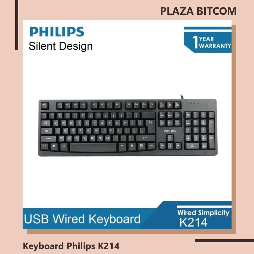 Keyboard Philips K214 | BITCOM PLAZA