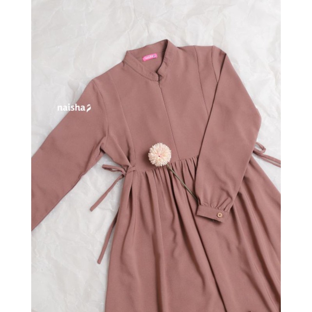 NAISHA OFFICIAL - FARASHA SET NAISHA (READY) FREE maira bergo (one set) | dress naisha | dress premium | gamis satu set | gamis + khimar | gamis murah gamis terlaris gamis promo gamis tali gamis dan jilbab gamis naisha gamis idul adha gamis umroh