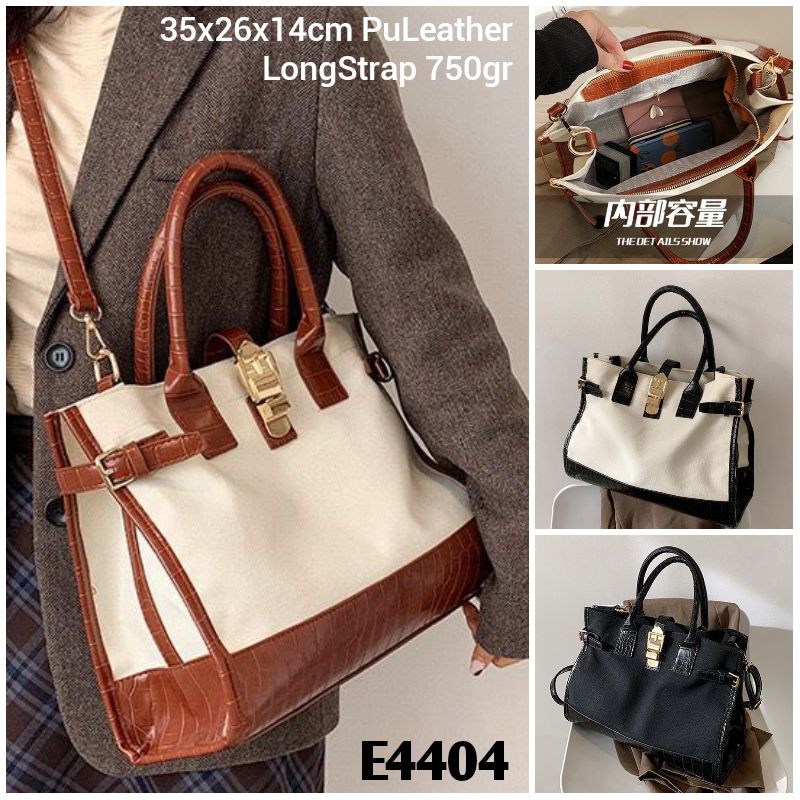 Gij. Tas Tote Handbag Selempang Import Fashion Wanita  E4404  K2152  A3002 Korean Mode Tas Kerja Kul