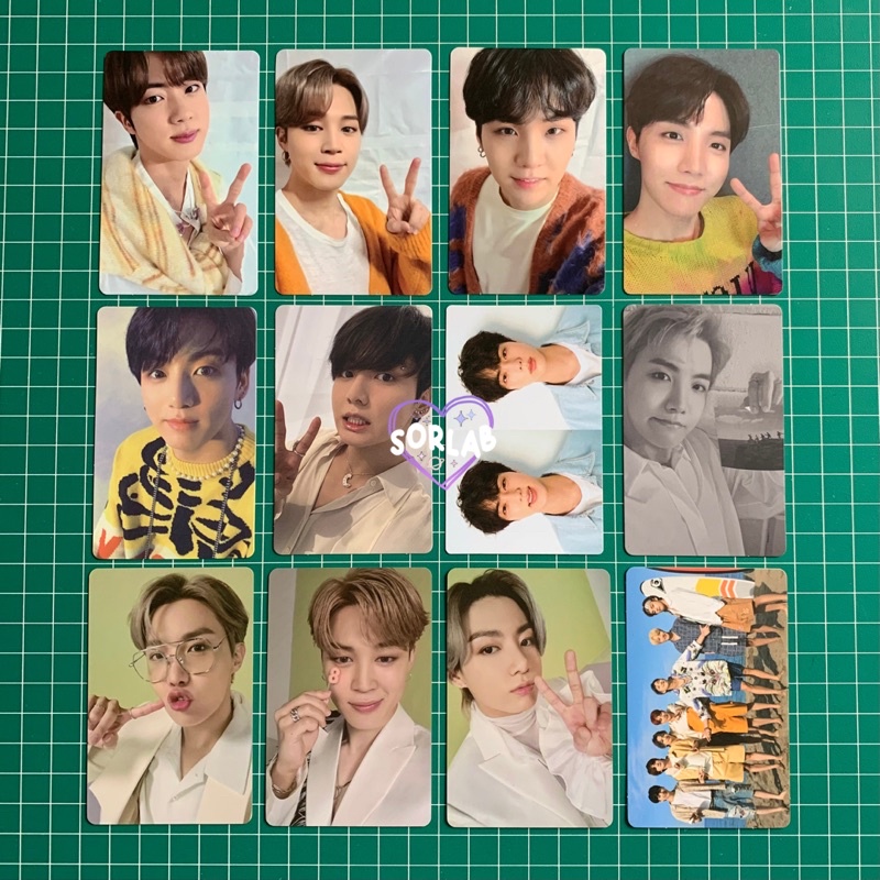 [OFFICIAL] PHOTOCARD PC BTS ALBUM GROUP, KIM SEOKJIN / JIN, SUGA / YOONGI, JHOPE, JIMIN, JUNGKOOK PO