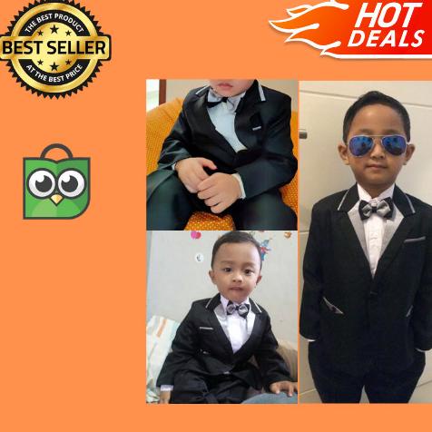 Setelan Jas Anak Laki laki Tuxedo 1-10 tahun