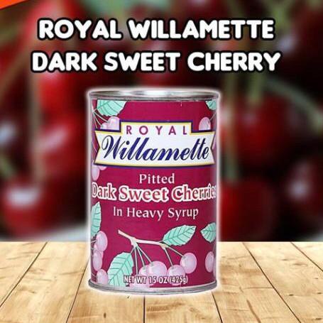 

10.10 Brand Royal Willamette Pitted Dark Sweet Cherry 425gr buruan
