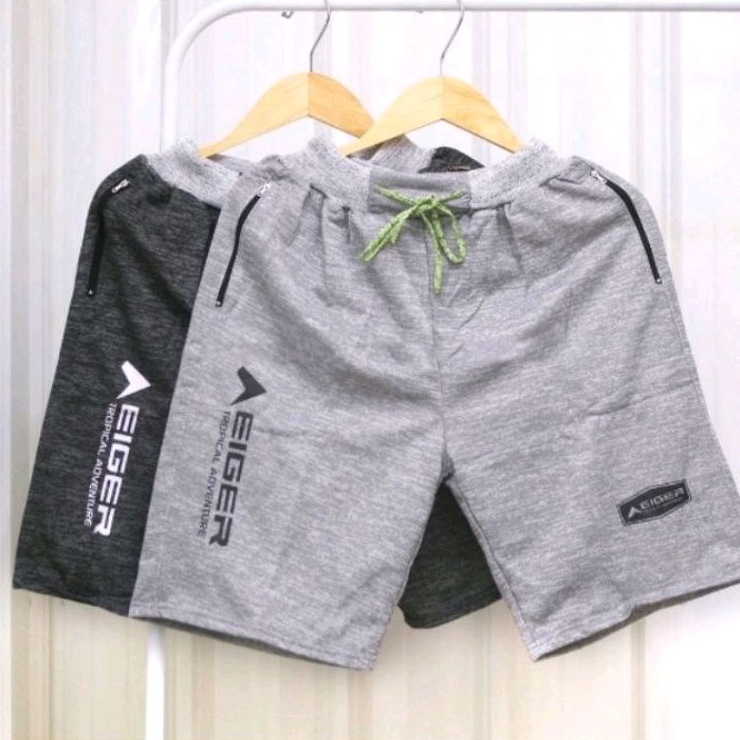 Celana pendek Kantong RESLETING / Celana Pendek Pria Wanita Jumbo XL XXL / Kain Babyterry