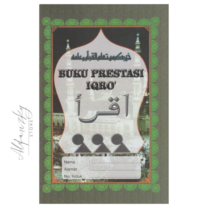 Buku Prestasi Iqro' Mencatat Hasil Mengaji