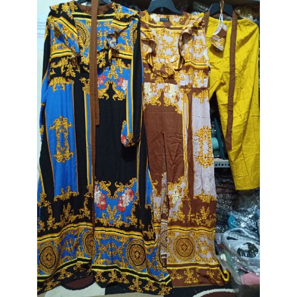 setelan gamis +celana