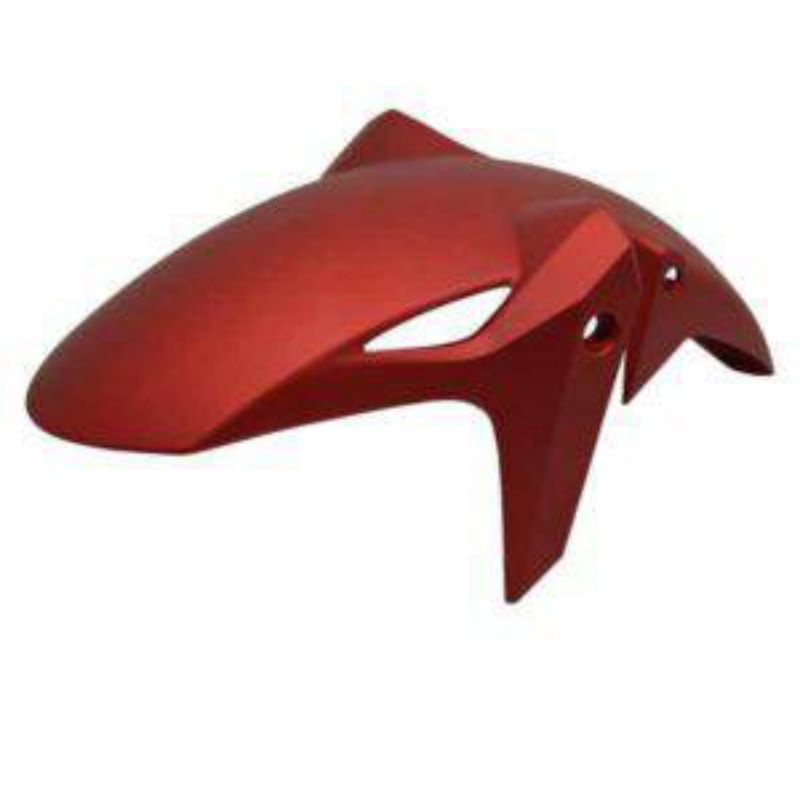 SPAKBOR DEPAN CB150R LED MERAH DOFF ORI AHM