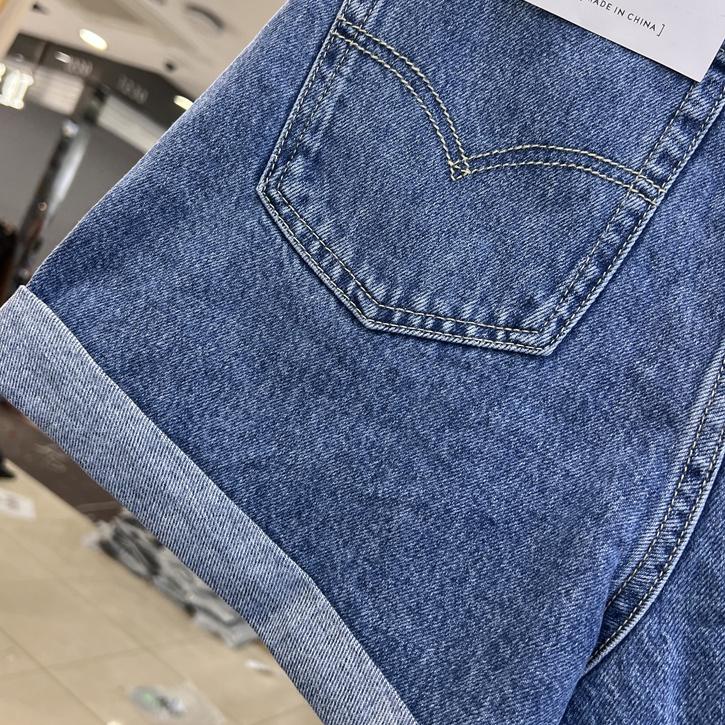 Terlaris Celana kulot jeans pendek wanita loose jumbo hot pants korea kekinian short denim jens jins