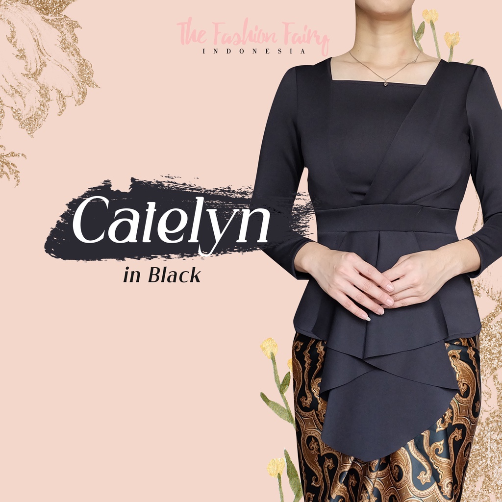 CATELYN BLOUSE SCUBA WANITA