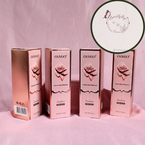 OIMIO Foundation Waterproof 30ml/foundation oimio/alas bedak tahan lama/alas bedak waterproof/founda