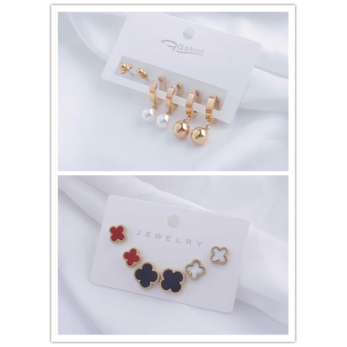 Anting Titanium Permata Warna Warni Perhiasan Fashion 8311/8295