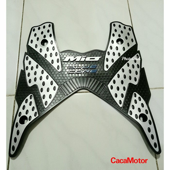 Karpet Motor  MIO SOUL GT 125 BLUE CORE - GOLD Anti Slip Tebal Beat Fi Deluxe Vario 125 Spons Karakt