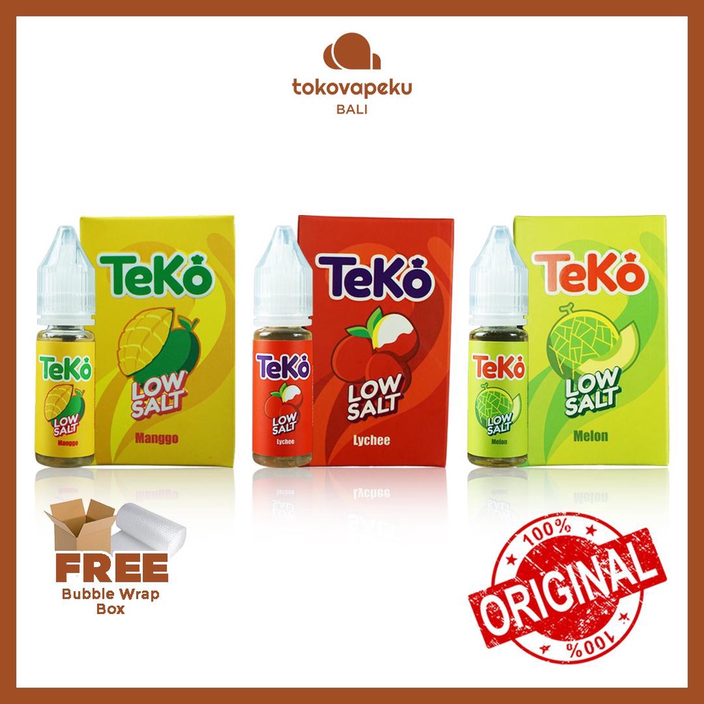 TEKO LOW SALT TEKO SALTNIC TEKO 15ML AUTHENTIC by TEMAN KOKI X PREVA X STEAM QUEEN