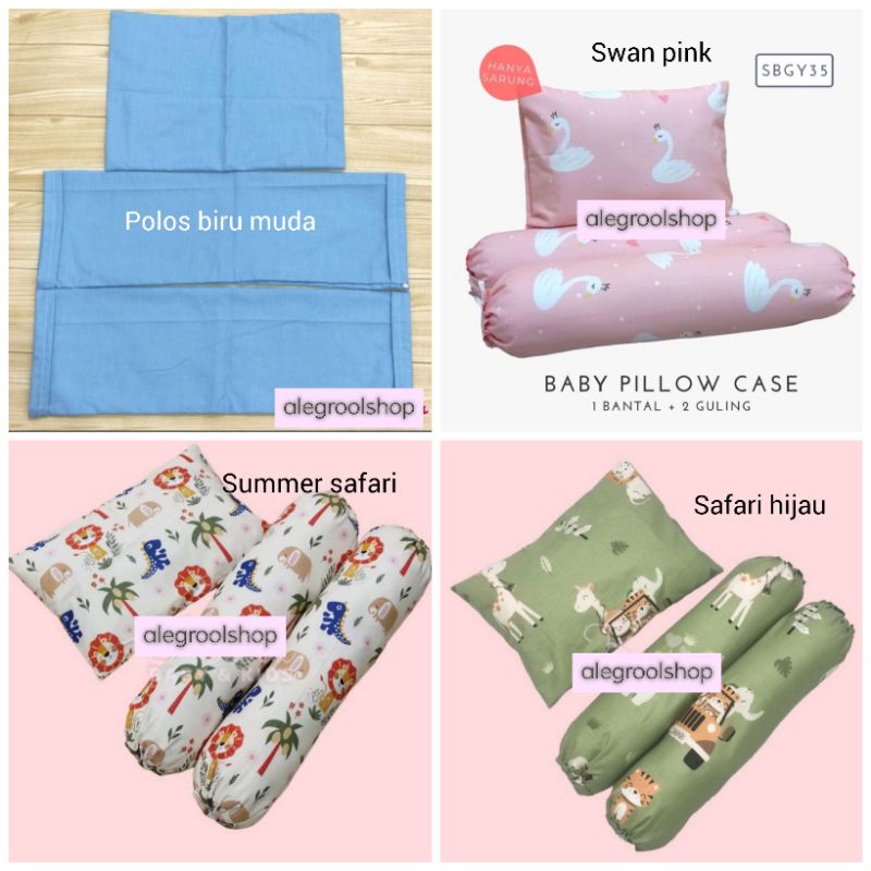 promo termurah!!set sarung bantal bayi sarung guling bayi termurah