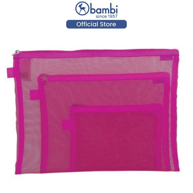 

Bambi 7126-91 Mesh pouch - Pink