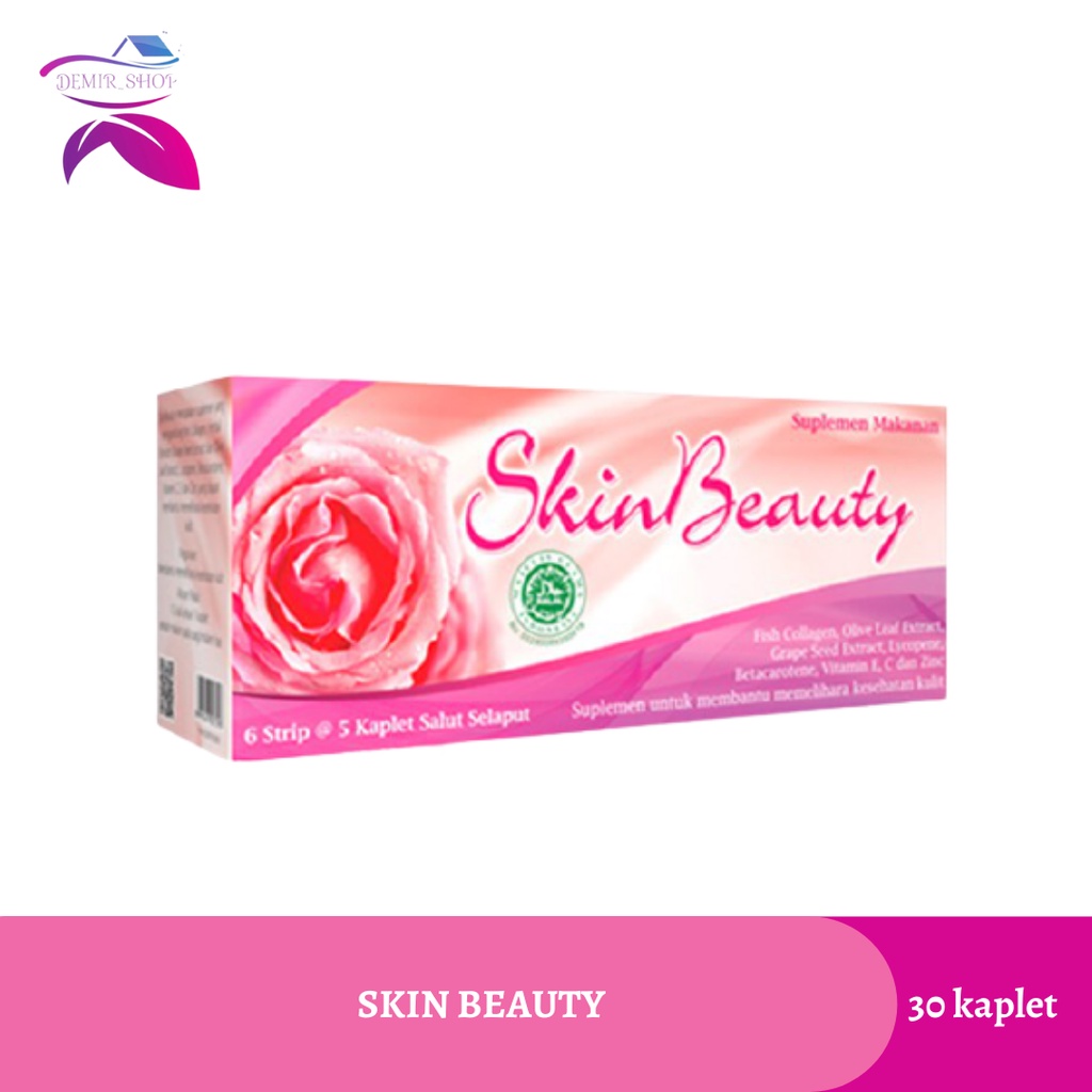 Skin Beauty Fish Collagen Mencerahkan Kulit / Suplemen Pemutih / Antioksidan