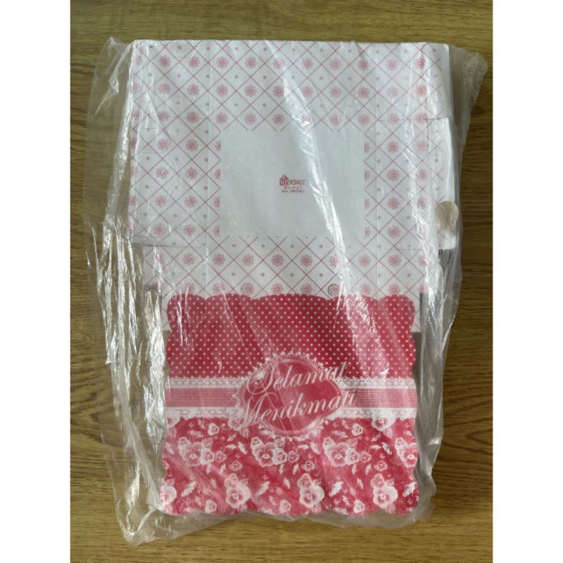 

Dus / Dos Kue R3 Motif (Untuk 2 Kue + 1 Air) Isi 100pcs