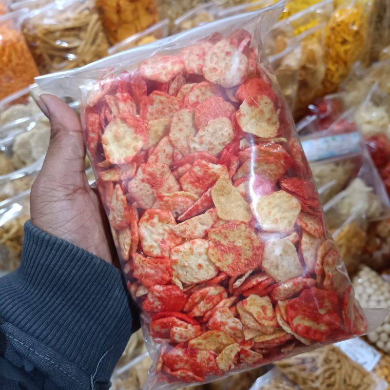 

keripik opak singkong 300gram keripik medan pedas manis