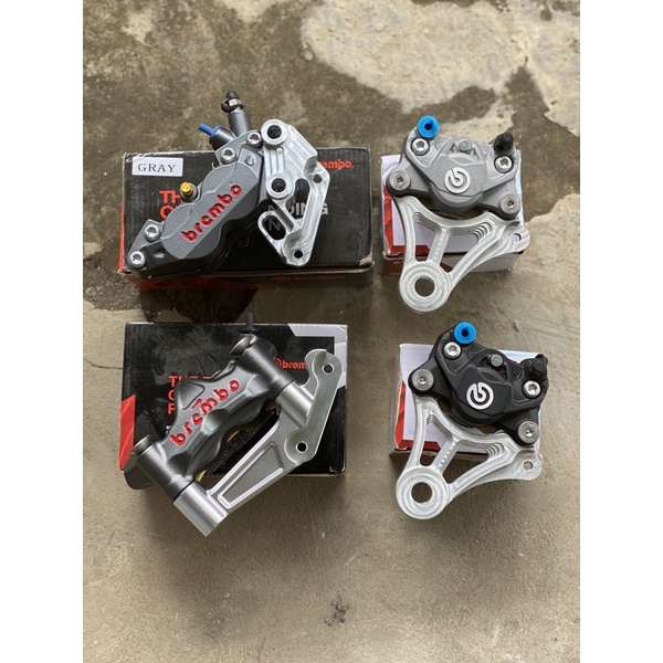 kaliper brembo replika set braket pnp ninja fizr 125zr dlln