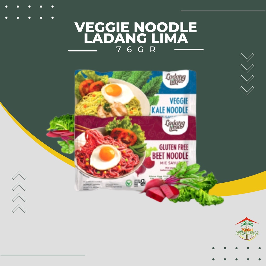 Veggie Noodle  Ladang Lima Mie Sayur Sehat Bebas Gluten