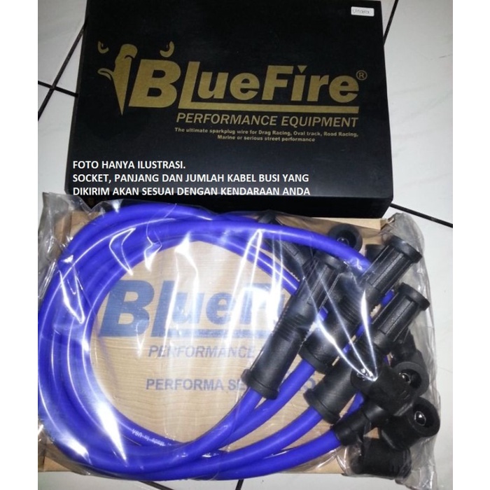Kabel Busi Racing Baleno Old Bluefire 4 Core Original