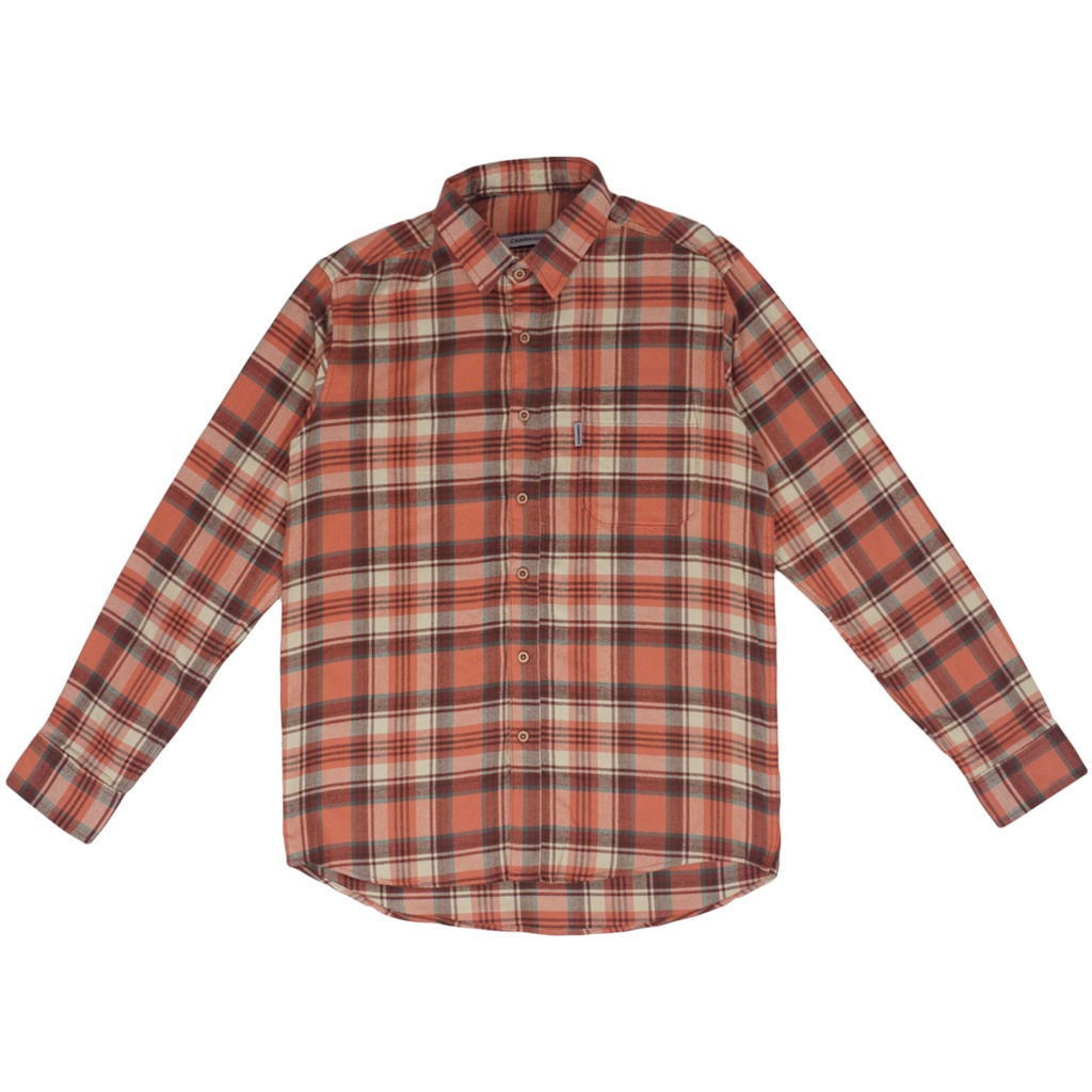 Cambridge Flannel Shirt - NORID - Orange Cream