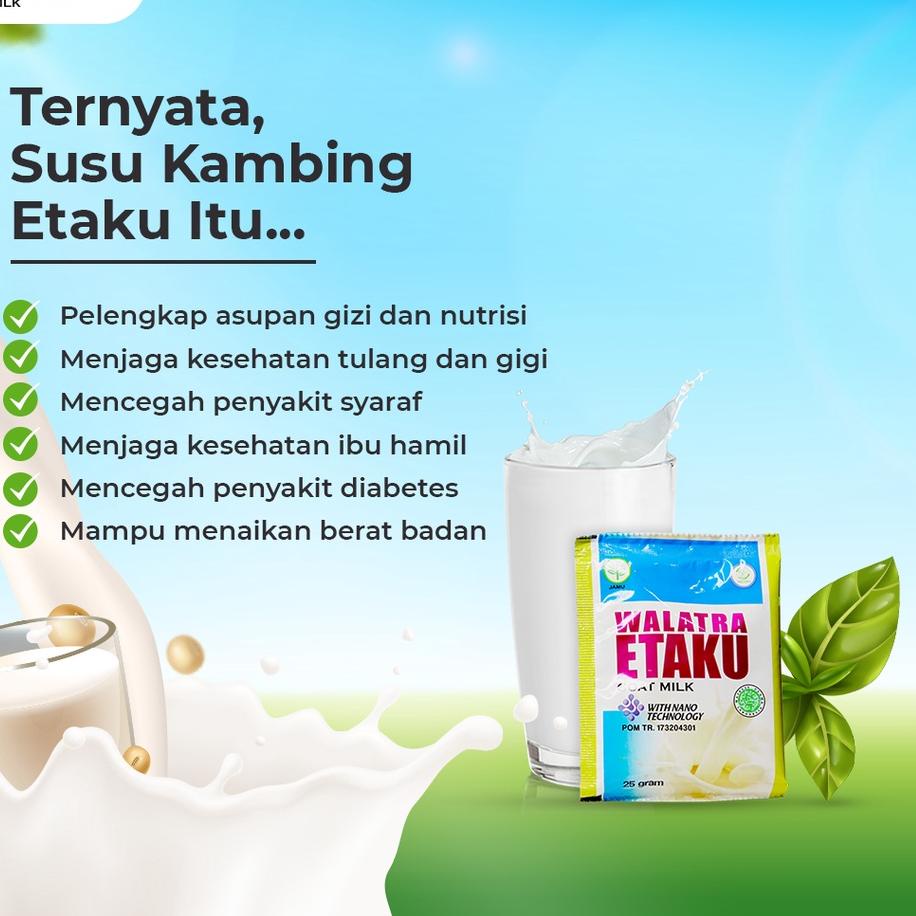 

limited Edition✔️Susu Kesehatan Tulang Sendi - Susu Kalsium - Tulang Keropos Susu Kambing Etaku Di Jakarta Timur|KD7