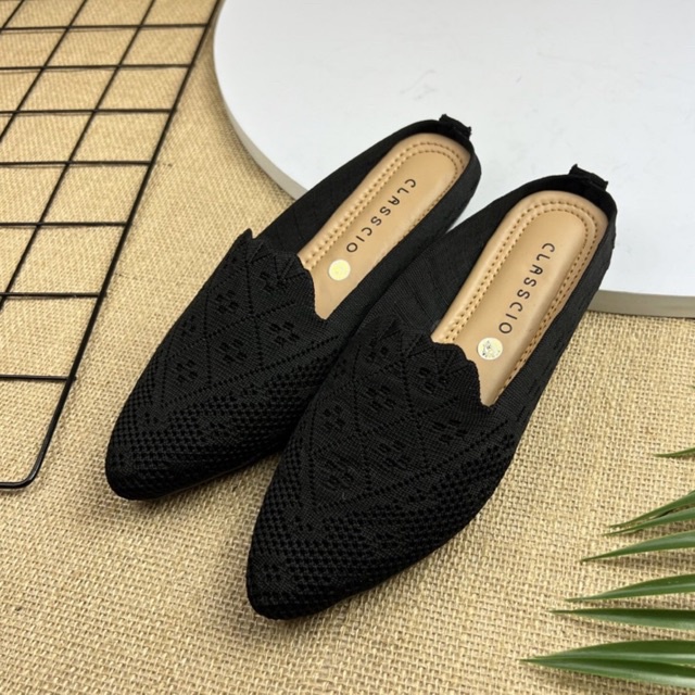 MARASYAFFA - SEPATU FLAT RAJUT WANITA SF 57