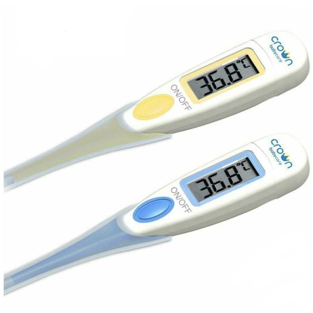 Thermometer Crown Babycare Digital Pengukur Suhu Temperatur Tubuh Elektronik CR1938