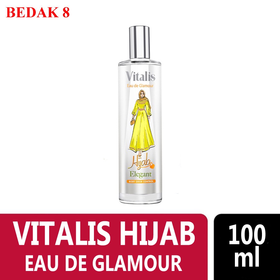 Vitalis Hijab Eau De Glamour 100 ml (PLUS BUBBLE WRAP)