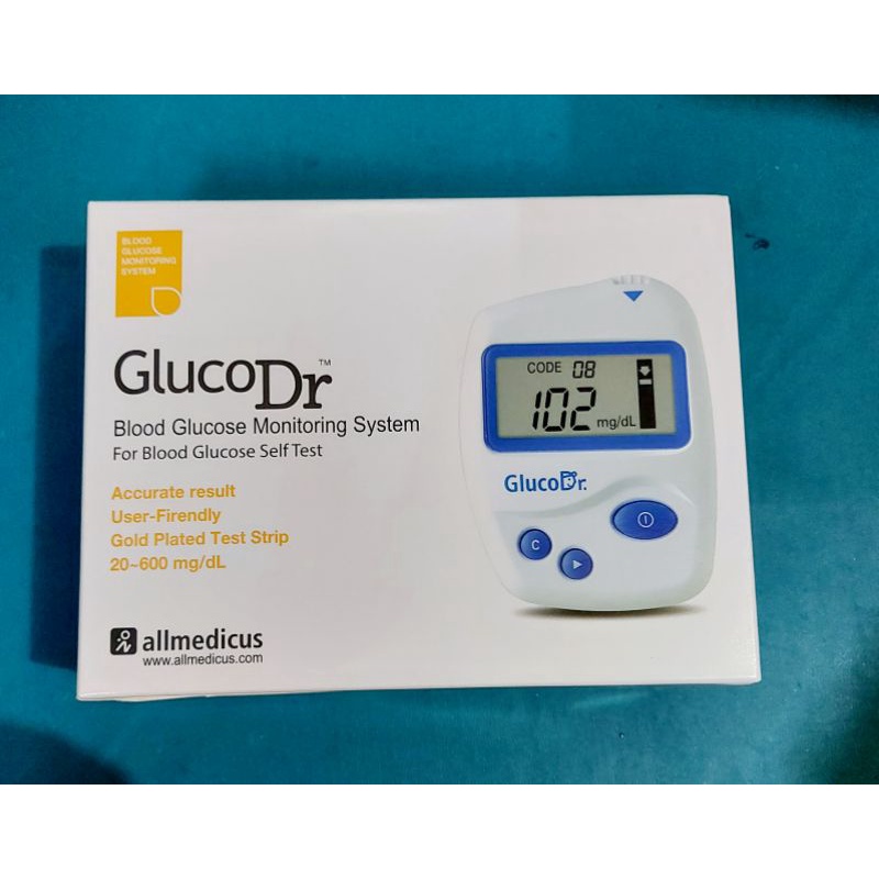 Alat cek gula darah Gluco dr/alat ukur gula darah Gluco Dr