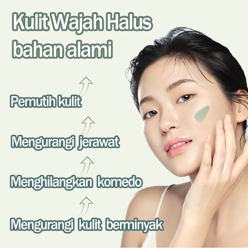 Masker pemutih wajah Dalam Masker pelembab  Masker Perawatan Jerawat  Masker jerawat dan bekas jerawat 150g Bahan lumpur alga Cleanser acne facial cleanser Kontrol Minyak Menyegarkan Tidak Sesak Deep Cleansing Penghapusan Komedo Penghapusan Jerawat