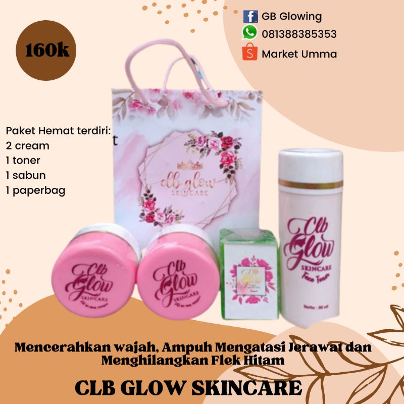 Paket hemat Clb glow Skincare