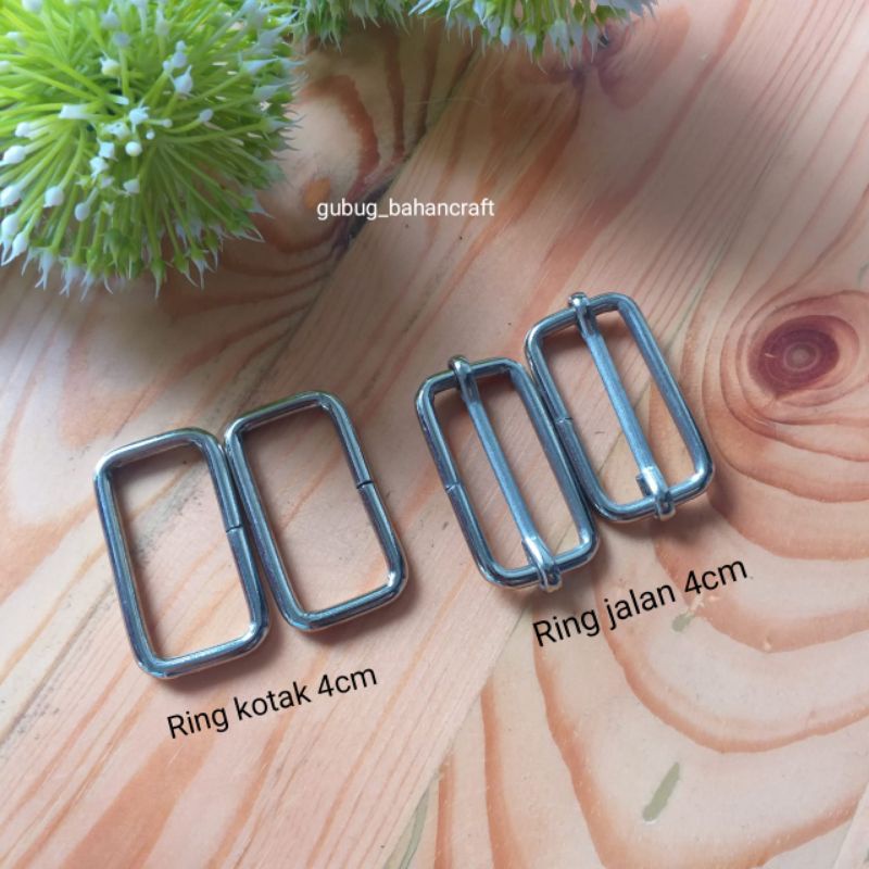 Ring Jalan | Ring Gesper | Gesper tas,dompet | size 1,5cm, 2cm, 4cm| (Perpcs )