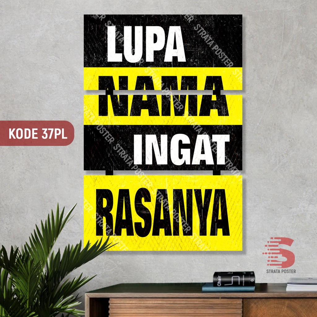 Hiasan dinding kata2 motivasi Poster kayu Dekorasi ruangan Wall decor Poster Puzzle